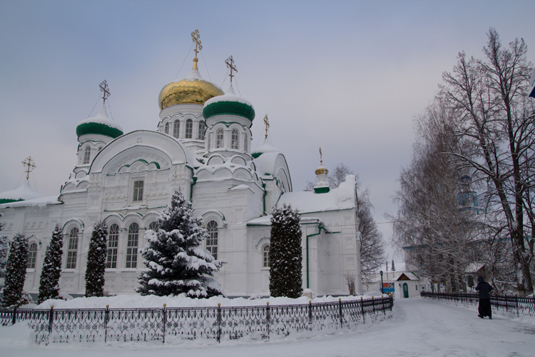 Раифский монастырь в январе